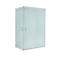 Душова кабіна Lidz Wawel SC100x80.SAT.LOW.FR, скло Frost 5 мм + Lidz Душовий піддон KAPIELKA ST100x80х14 (LWASC10080SLFSET)