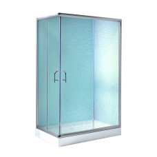 Душова кабіна Lidz Wawel SC120x80.SAT.LOW.FR, скло Frost 5 мм + Lidz Душовий піддон KAPIELKA ST120x80х14 (LWASC12080SLFSET)