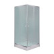 Душова кабіна Lidz Wawel SC90x90.SAT.LOW.FR, скло Frost 4 мм + Lidz Душовий піддон KAPIELKA ST90x90х14 (LWASC9090SLFSET)