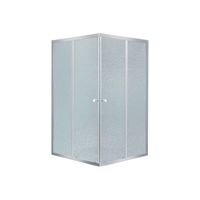 Душова кабіна Lidz Wawel SC90x90.SAT.LOW.FR, скло Frost 4 мм + Lidz Душовий піддон KAPIELKA ST90x90х14 (LWASC9090SLFSET)