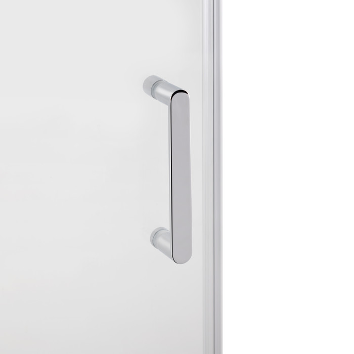 Душевые двери в нишу Qtap Taurus CRM201-11.C6 110-120x185 см, стекло Clear 6 мм, покрытие CalcLess
