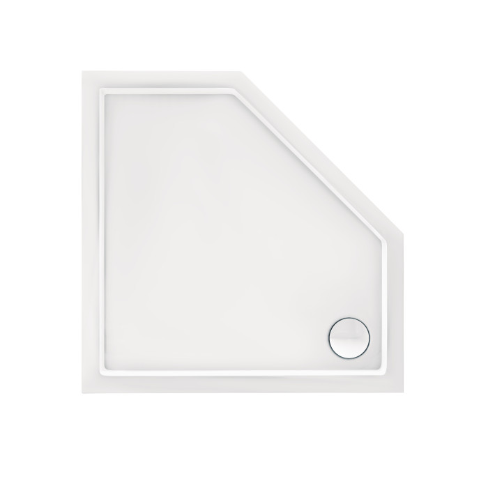 Душовий піддон Qtap Diamond 301112 1000x1000x120 Білий