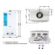 Колонка газовая дымоходная Thermo Alliance JSD20-10GE 10 л панель стеклянная  White (JSD2010GEWHITEGLASS)