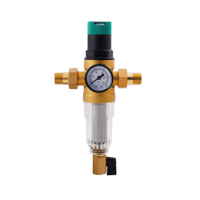 Фильтр самопромывной SD Forte 1/2” с редуктором для холодной воды SF128W15C