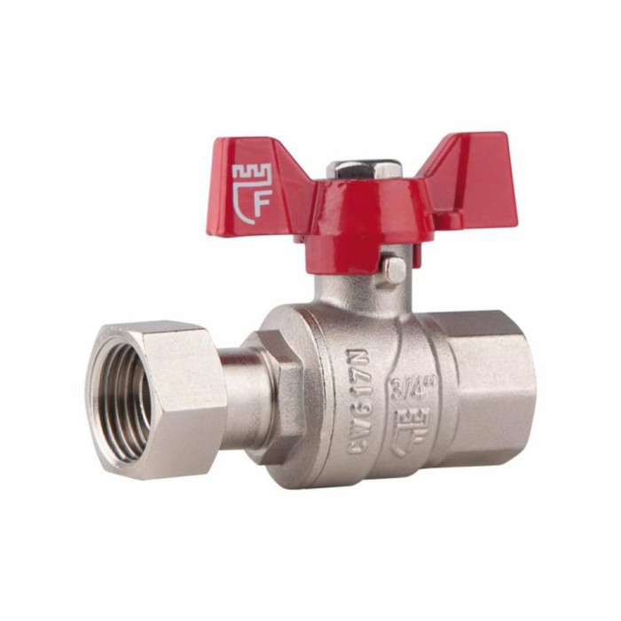 Кран шаровый с накидной гайкой SD Forte 3/4