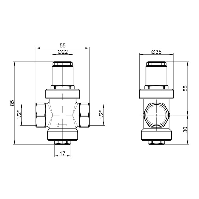 Редуктор Icma 1/2