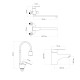 Набір змішувачів Lidz Tani (001F1+0052+008F4)