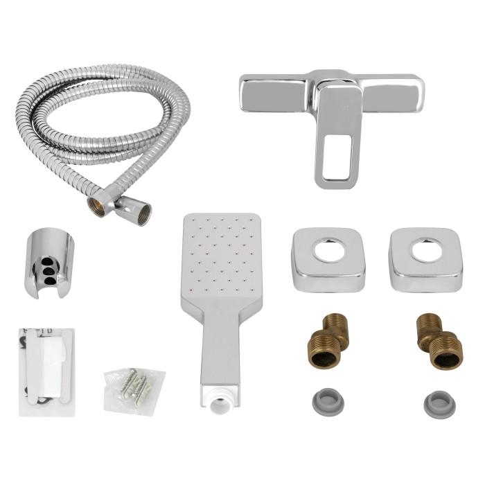 Смеситель для душа Lidz Wawel 010 (с душевым гарнитуром) (k40) LDWAW010CRM45390 Chrome
