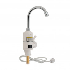 Проточный кран-водонагреватель для кухни Lidz Warm 056 LDWAR056WCR24984 Белый / Хром