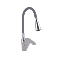 Змішувач для кухні Lidz Tani 007F3 з гнучким виливом (k40) LDTAN007F3GCR31869 Grey / Chrome