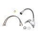 Змішувач для кухні Lidz Tani 007F3 з гнучким виливом (k40) LDTAN007F3GCR31869 Grey / Chrome