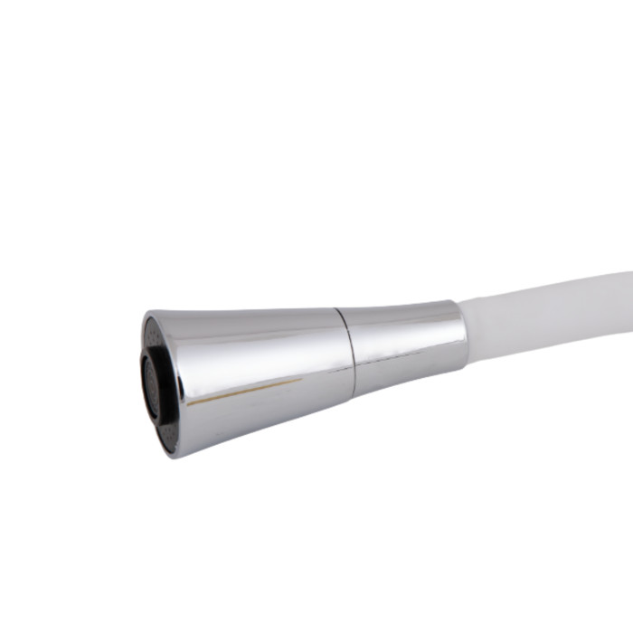 Змішувач для кухні Lidz Tani 008F3 з гнучким виливом (k40) LDTAN008F3WCR37037 White / Chrome