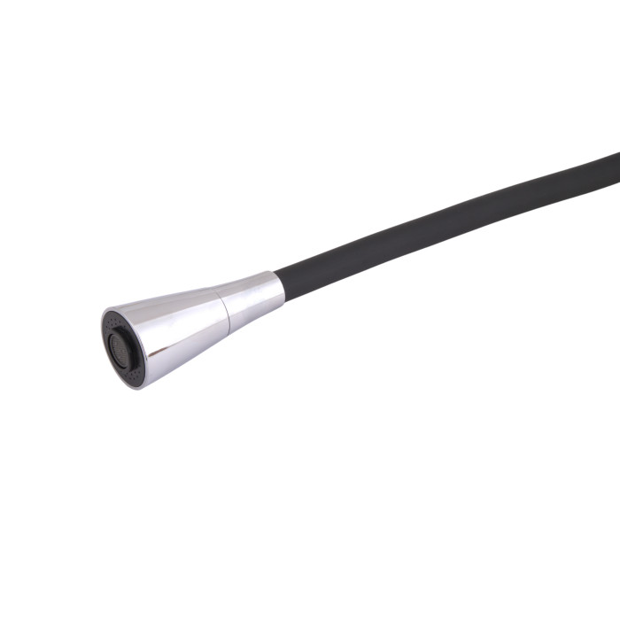 Змішувач для кухні Lidz Tani 007F3 з гнучким виливом (k40) LDTAN007F3BCR37649 Black / Chrome