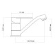 Смеситель для кухни Lidz Tani 002M (k40) LDTAN002MCRM44967 Хром