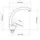 Смеситель для кухни Lidz Tani 008F (k40) LDTAN008FCRM44971 Хром
