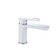 Змішувач для раковини Qtap Jay QTJAY270CRW45551 Chrome/White