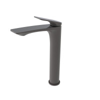 Qtap Змішувач для раковини Vlasta New високий QTVLA269GMB45653 Gunmetal Black PVD