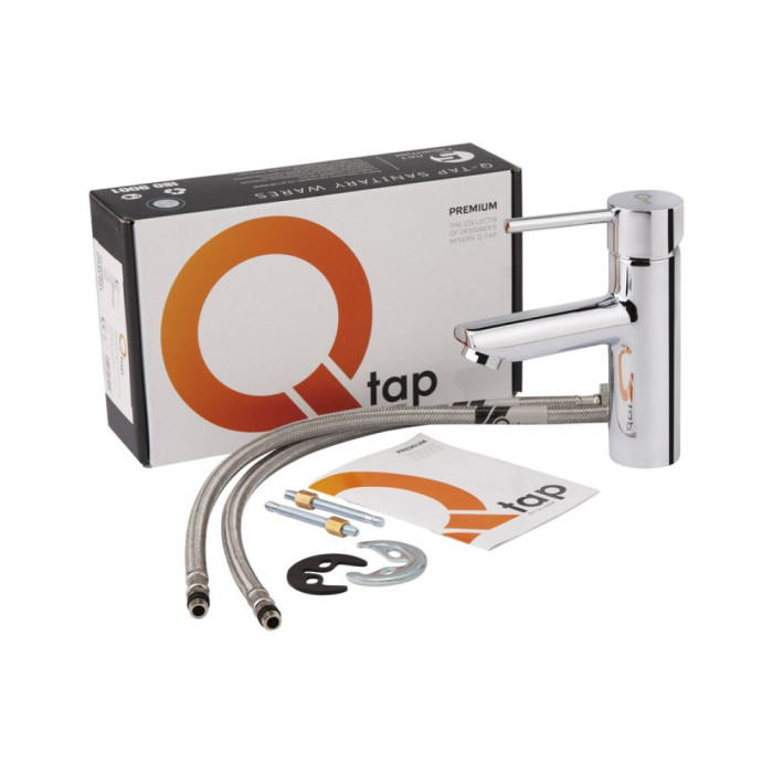 Змішувач для раковини Qtap Spring Хром (QTSPRCRM001)