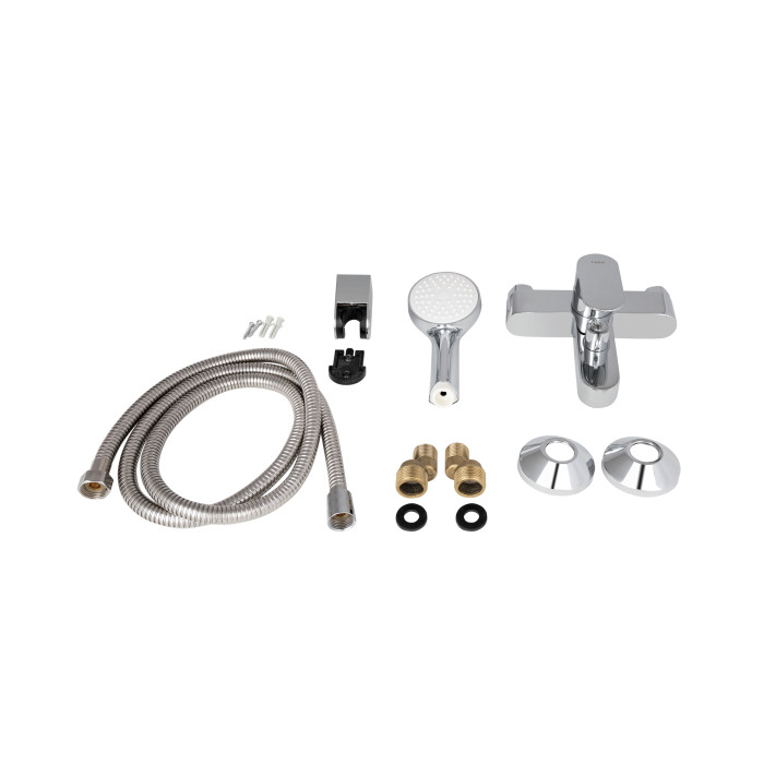 Смеситель для ванны Lidz Arrow 0061 (с душевым гарнитуром) (k35) LDARR0061CRM44956 Chrome