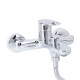 Смеситель для ванны Qtap Jay (с душевым гарнитуром) QTJAY259CRM45541 Chrome