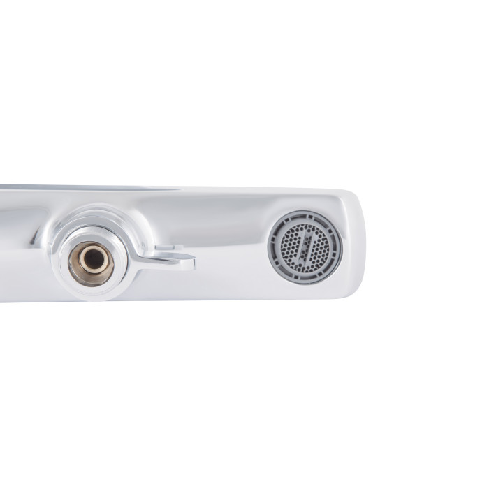 Змішувач для ванни Qtap Tern (c душевым гарнитуром) QTTER259CRM47586 Chrome