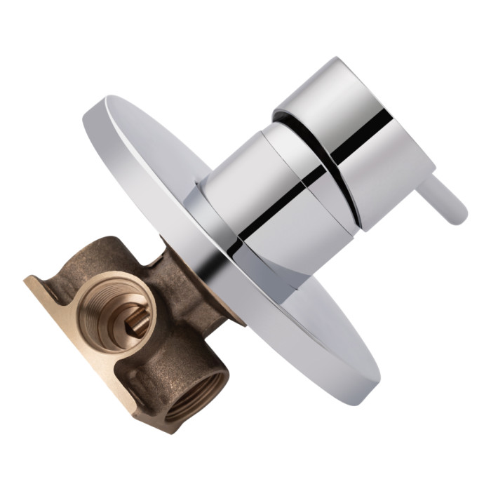 Смеситель для душа скрытого монтажа Qtap Spring (QTSPRCRM 0101)