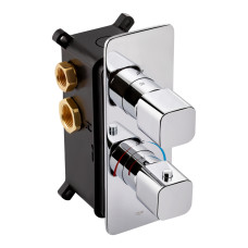 Змішувач для душу Qtap Votice з термостатом (QTVOT65T105NGC)
