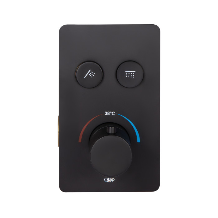 Змішувач для душу Qtap Votice з термостатом (QTVOT6442T105NKB)