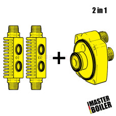 Набор промывочных адаптеров Master Boiler Adapters 2 в 1 (HE + CP)Код MBA2+MBA3