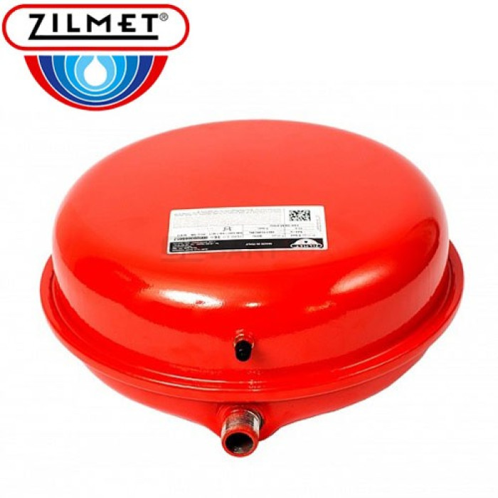 Розширювальний бак для опалення ZILMET OEM-PRO 14 литрів плоский (круглий, діаметр 387 мм, высота 150 мм)Код 13B6001400