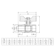 Кран кульовий ITAL PN40 1