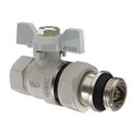 Кран кульовий з американкою V&G Optima   3/4