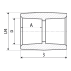 Муфта PP-r ITAL 75 x 75 мм