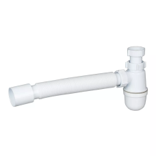 Сифон для умивальника SoloPlast Т-0315, пластик, гофра