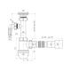 Сифон для мийки ANI-plast C1315, 1 1/4