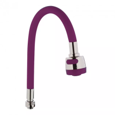 Гнучкий вилив для кухні WEZER WKC-058-PURPLE, силіконовий, фіолетовий