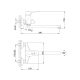 Змішувач для ванни Frap F22004, хром