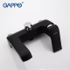 Змішувач для ванни GAPPO G3250, черный/хром