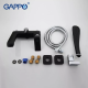 Змішувач для ванни GAPPO G3250, черный/хром