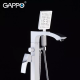Змішувач для ванни для підлоги GAPPO G3007-8, білий/хром