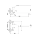 Змішувач для ванни Frap F22001, хром