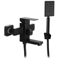 WEZER Змішувач для ванни PRO3-02-BLACK, нержавіюча сталь, чорний