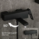 Змішувач для ванни GAPPO G3217-6, чорний