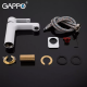 Змішувач для умивальника GAPPO G1002-8, білий/хром