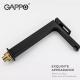 Змішувач для умивальника GAPPO G1017-62 високий, чорний