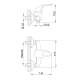Змішувач для душу Frap F2003, хром