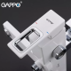 Душова система GAPPO G2417-8, вилив - перемикач на лійку, білий/хром