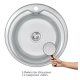 Кухонна мийка WEZER 510(06) Satin 510x180 мм + сифон
