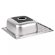 Кухонна мийка WEZER 6350(08) Deсоr 630x500x180 мм + сифон