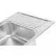 Кухонна мийка WEZER 6350(08) Deсоr 630x500x180 мм + сифон